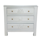 Renovated vintage art deco chest of drawers