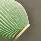 Danish pleated hanging lamp, Pearl Shade, produced by Hoyrup Light and designed by Lars E Schiøler