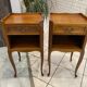 Pair of bedside tables with drawer and niche in Louis XV style.