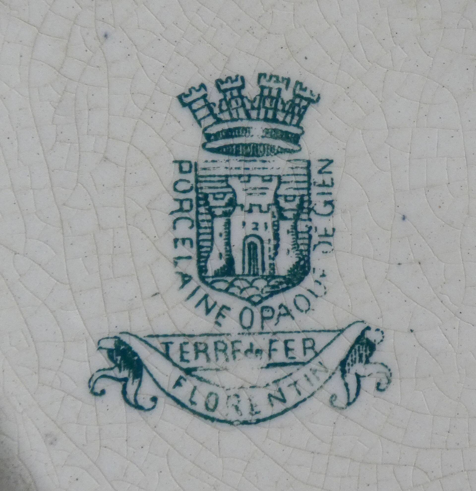 Iron earth 6 flat plates gien florentin