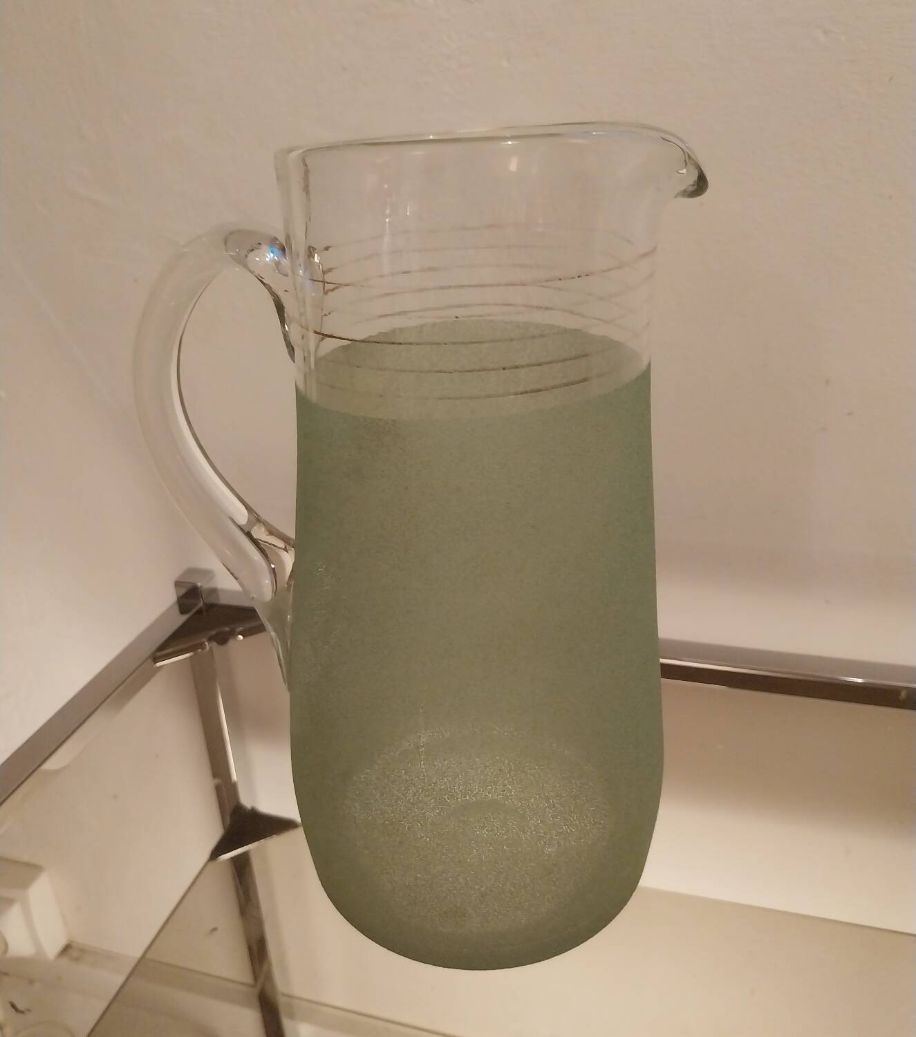 Green granita orangeade service