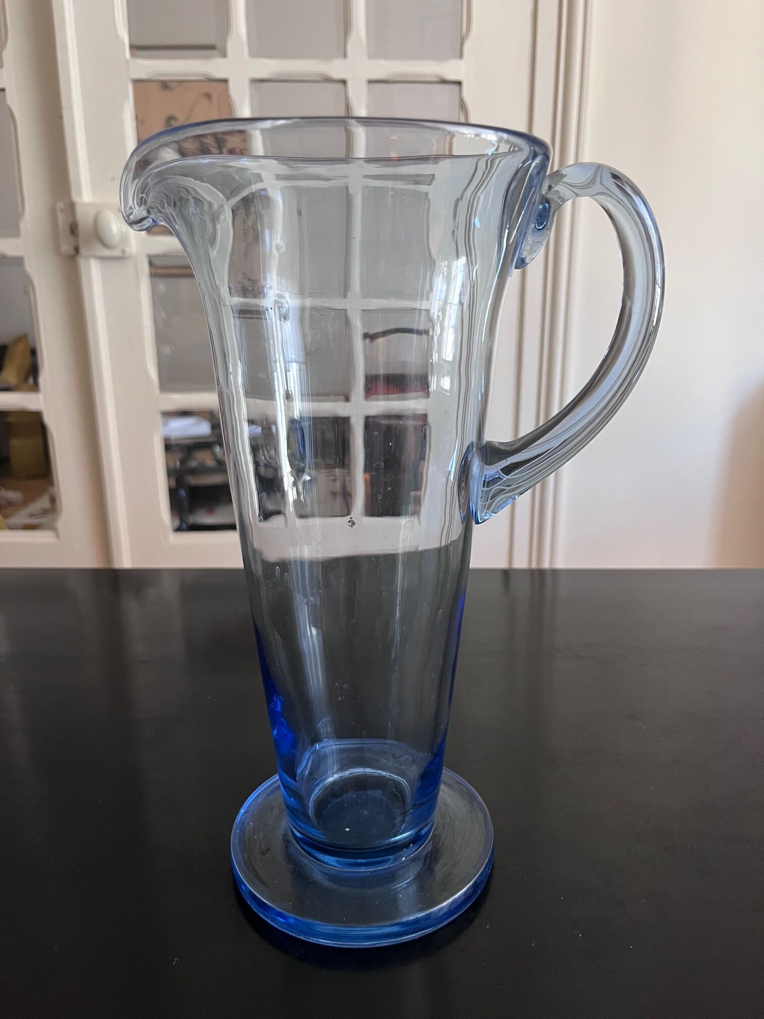 Vintage glass pitcher