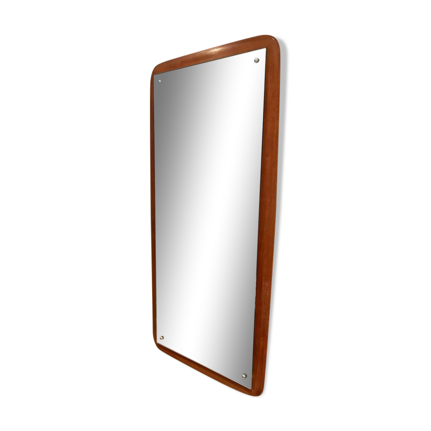 Mirror danish teak 100x45cm