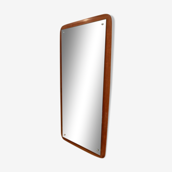 Miroir danois en teck 100x45cm