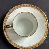 4 Moka Cups and their saucer – Limoges Porcelain