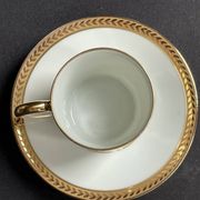 4 Moka Cups and their saucer – Limoges Porcelain