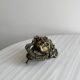 Large antique style brass metal knocker.