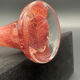 Vase Peter Kaspar en cristal 24 % PbO rose et rouge