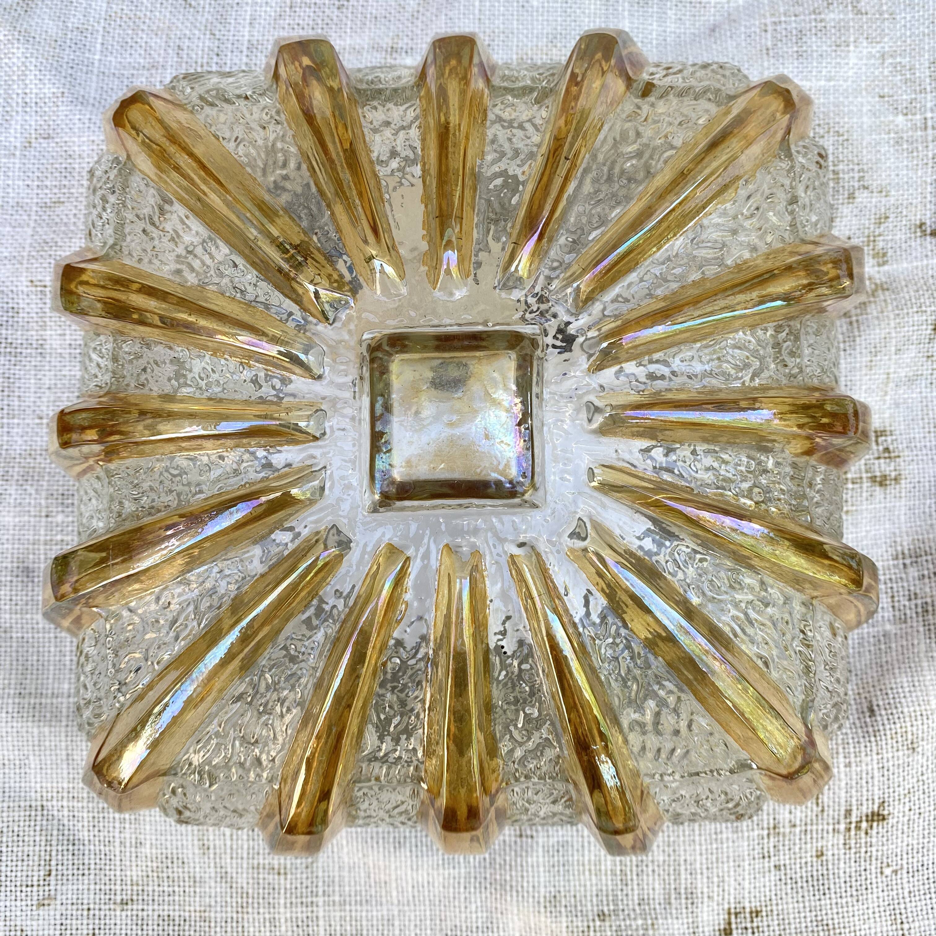 Vintage ceiling light in Italian style, 1970s.