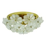Mid century glass blossoms ceiling fixture 1960s ernst palme