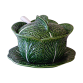Service enamelled ceramic cabbage, vintage 1950/60