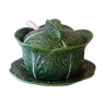 Service enamelled ceramic cabbage, vintage 1950/60