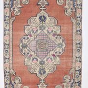 4x7 Brunt Red Oriental Handmade Vintage Rug, 142x224Cm SK 6770