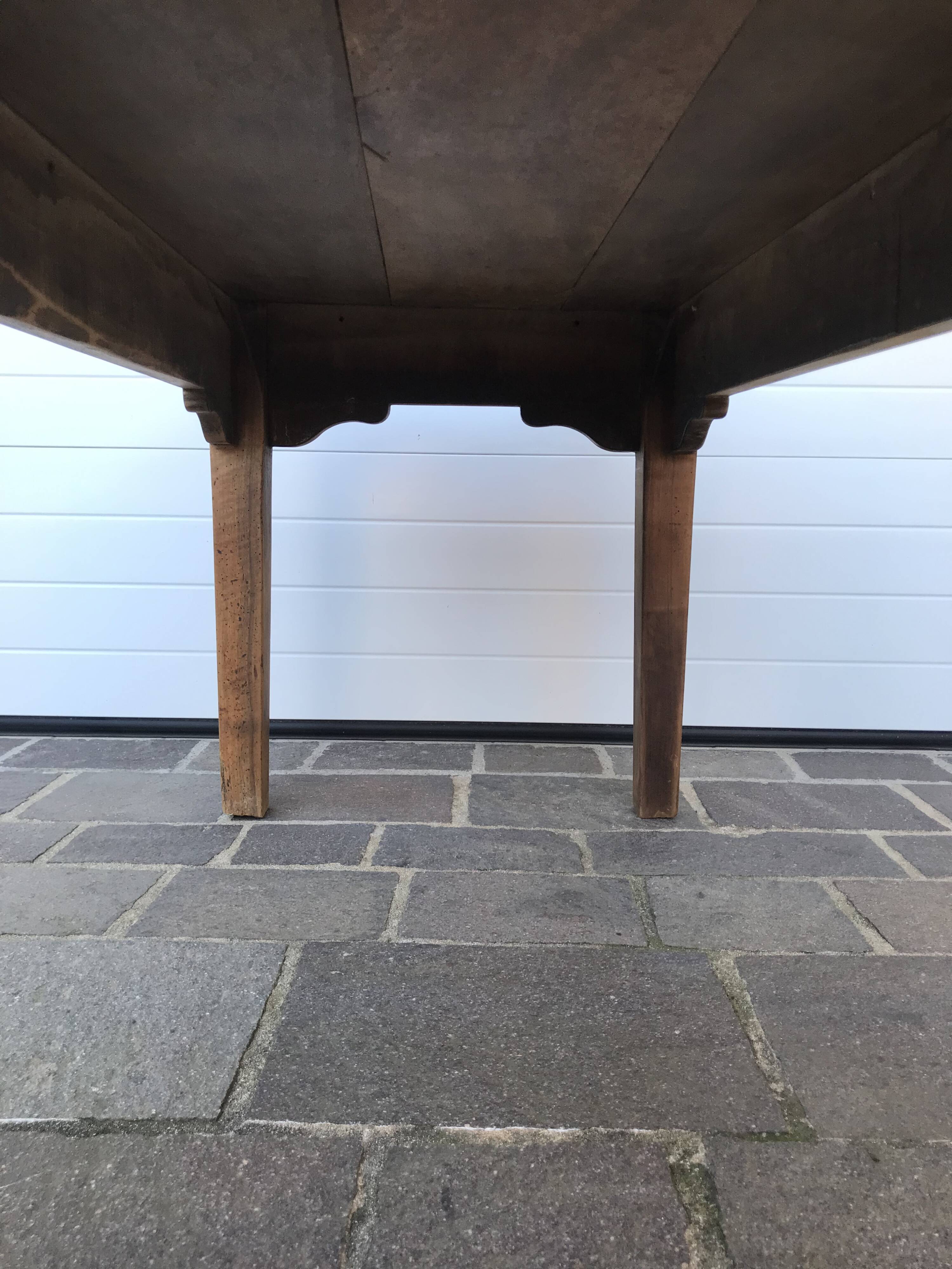 Walnut farmhouse table