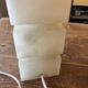 Art Deco marble bedside or living room lamp