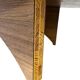 Retro oval wooden coffee table