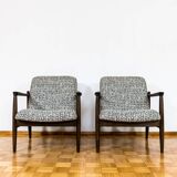 Customizable Pair Of Mid Century Armchairs GFM64 By Edmund Homa, 1960's