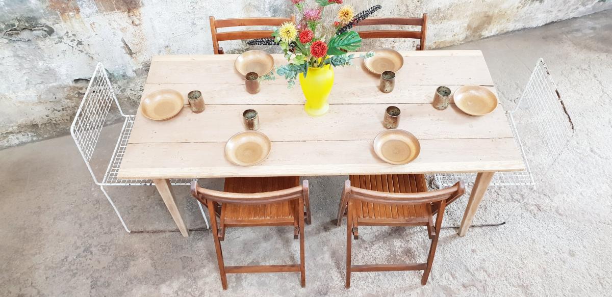 Vintage farm table