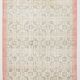 Tapis 7x10 pour salon, tapis turc à fleurs Beige, 203x303Cm SK20555