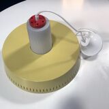 Pendant Lamp • Opaline & Perforated Metal • Jo Hammerborg • Fog & Mørup • 1960