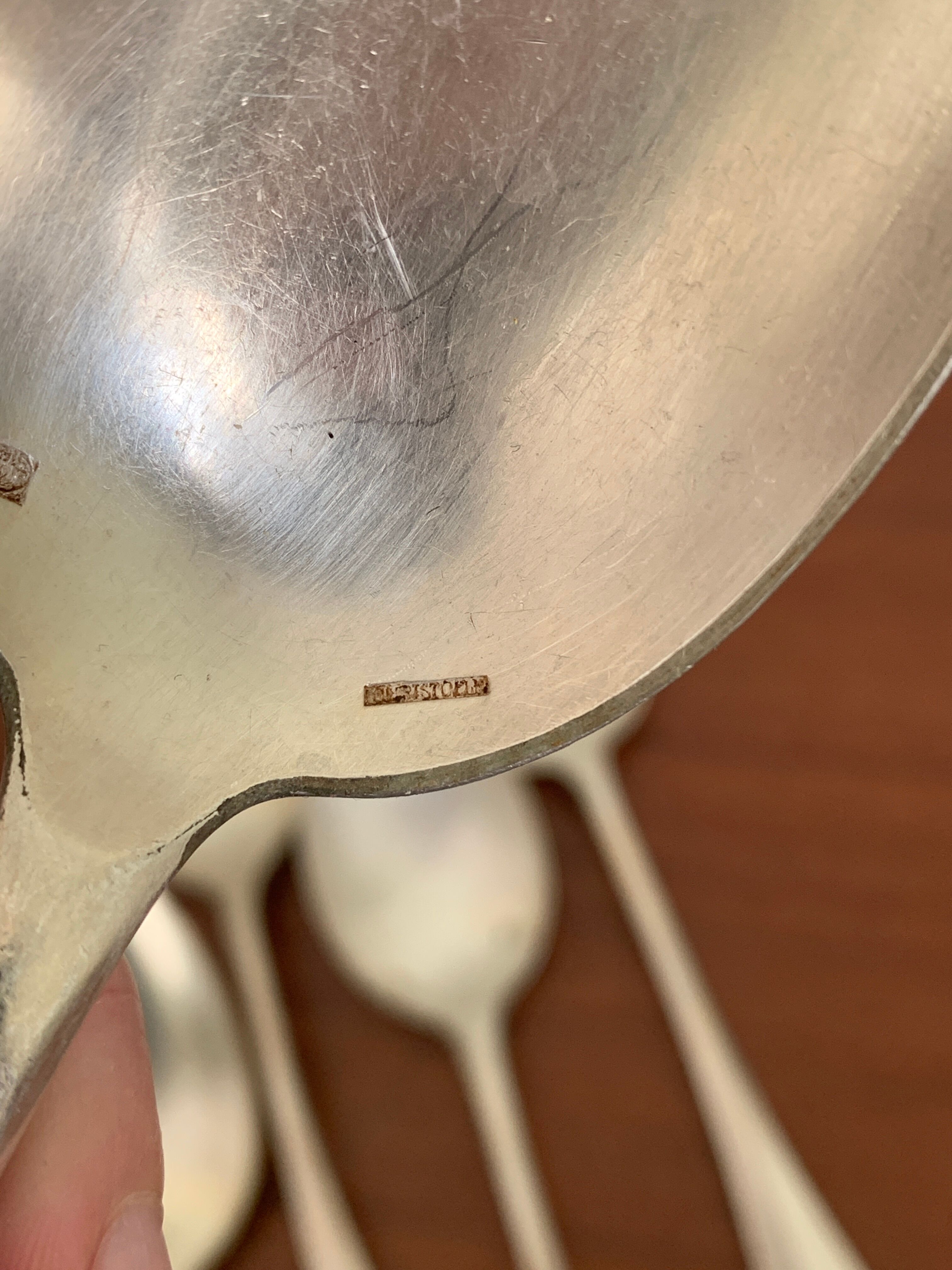 6 cuillères Christofle