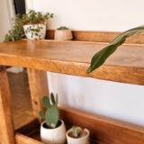 Solid oak workbench early XX th