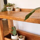 Solid oak workbench early XX th