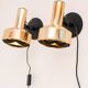 Vintage IKEA Golden wall Sconces, Swedish modern design