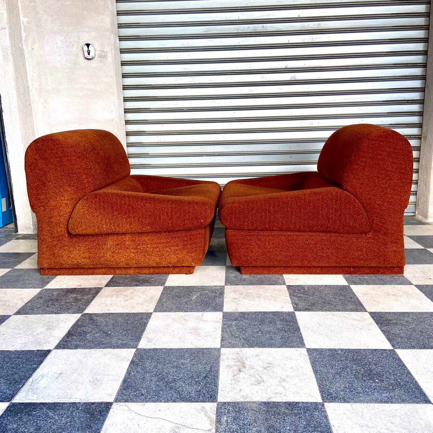 Pair of vintage armchairs