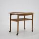 1970s beech serving cart by Drevotvar Czechoslovakia
