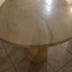 Travertine table