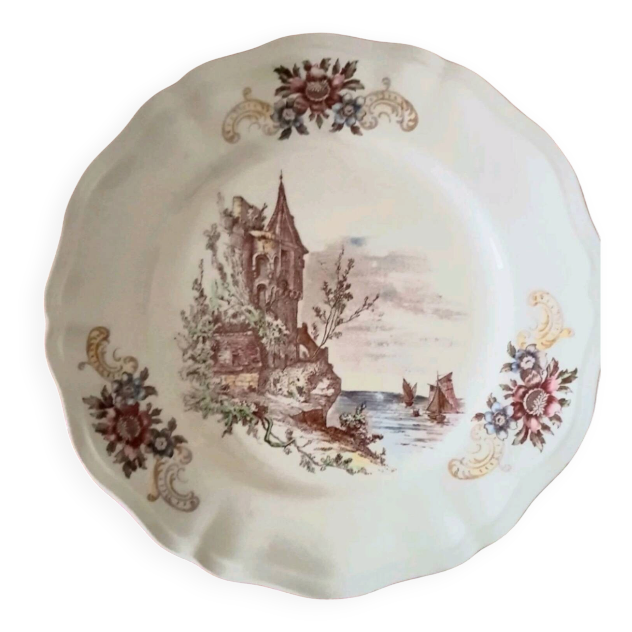2 assiettes Sarreguemines Balmoral