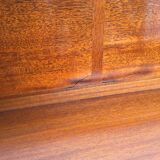 Cardboard maker forming mahogany writing