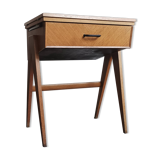 Bureau meuble d'appoint pied compas 50/60s