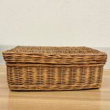 Wicker suitcase