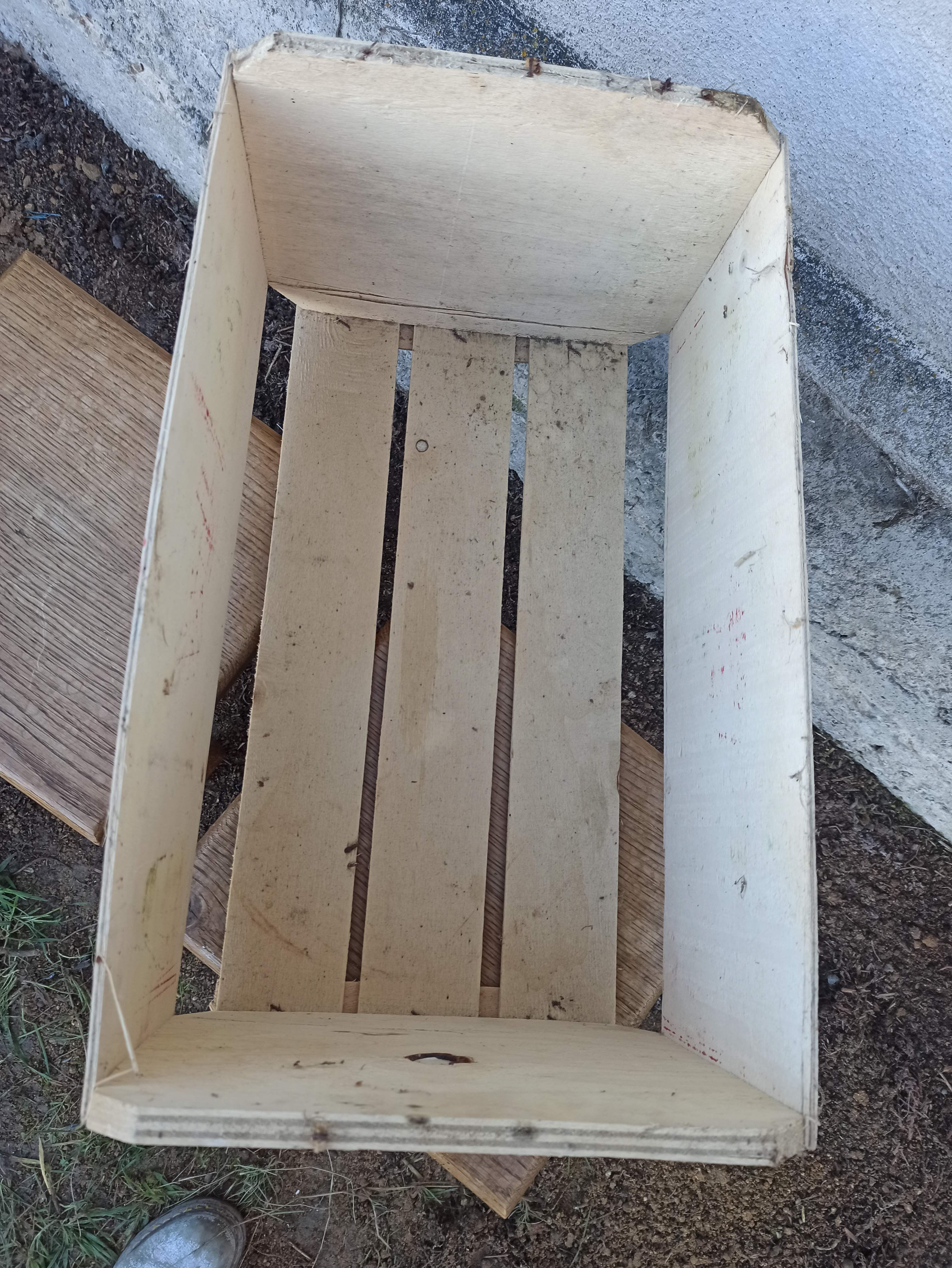 Argentine advertising wooden box