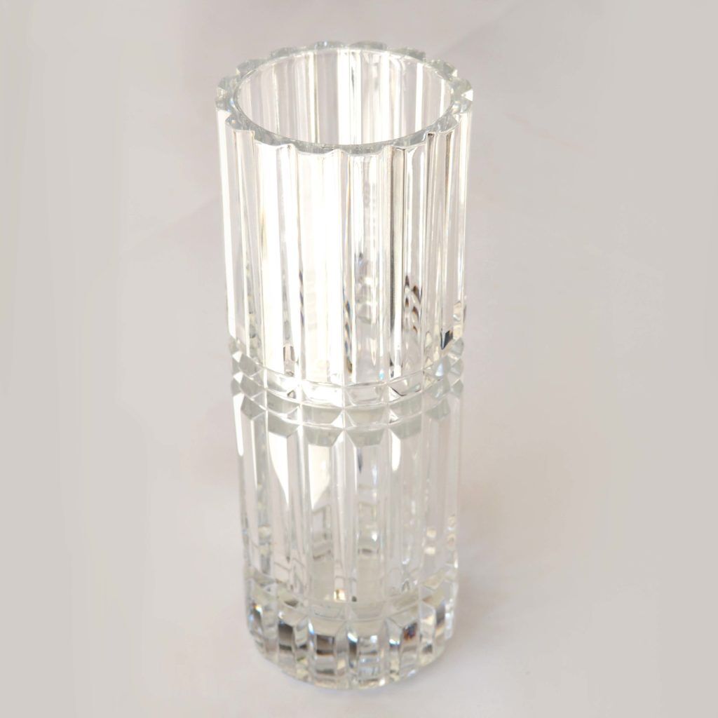 Vase cristal tube