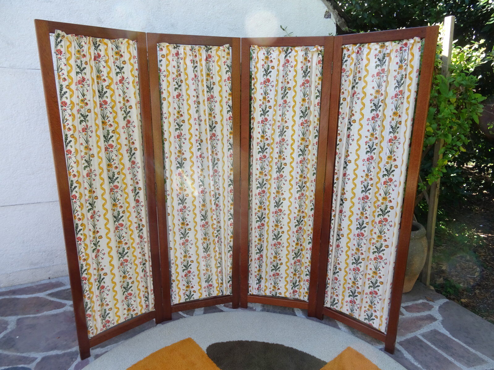 Vintage mahogany screen