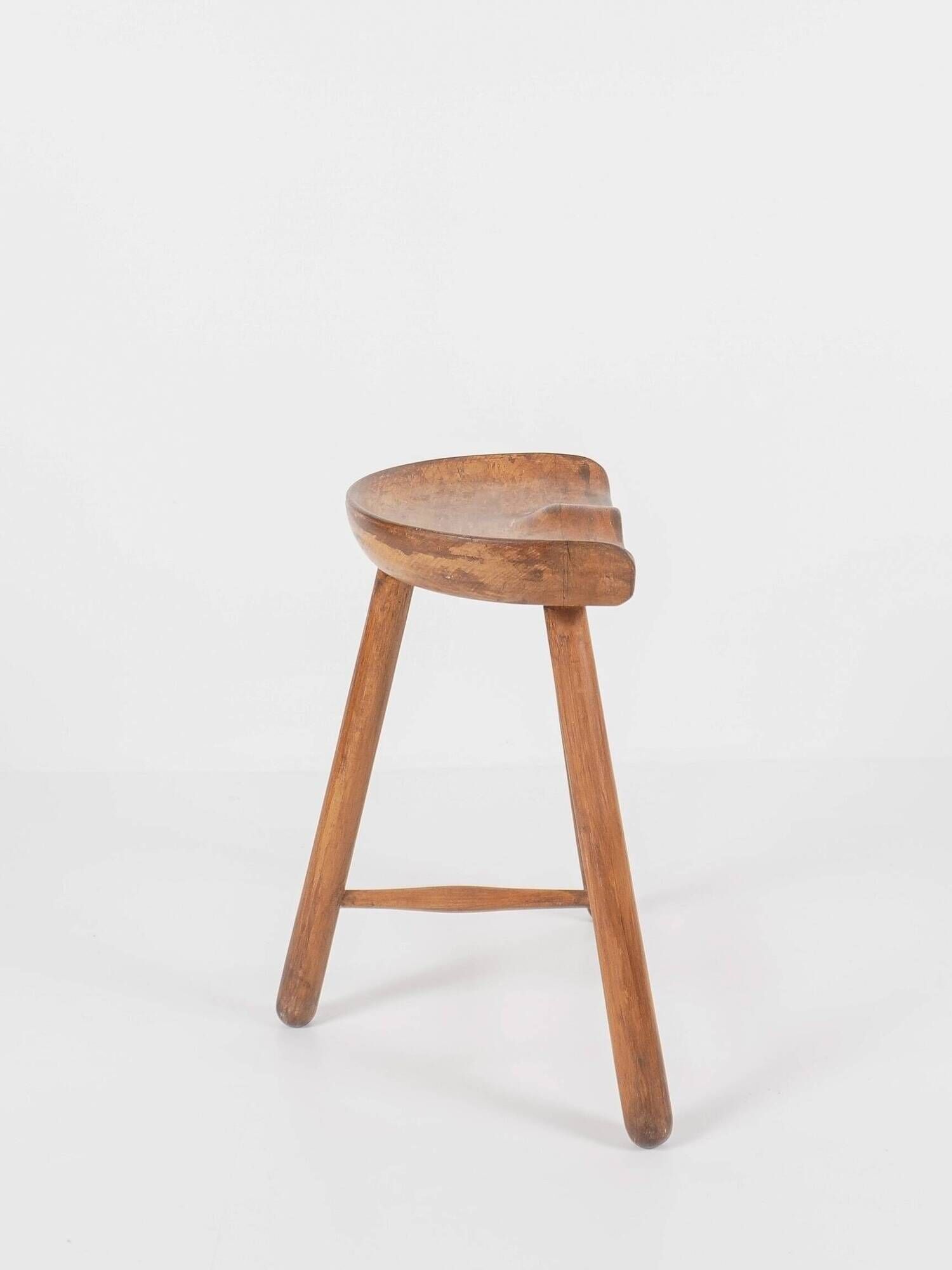 Arne HOVMAND-OLSEN - Vintage wooden stool "Shoemaker" Denmark, circa 1950