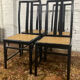 Series of 4 Annig Sarian chairs from the 80s