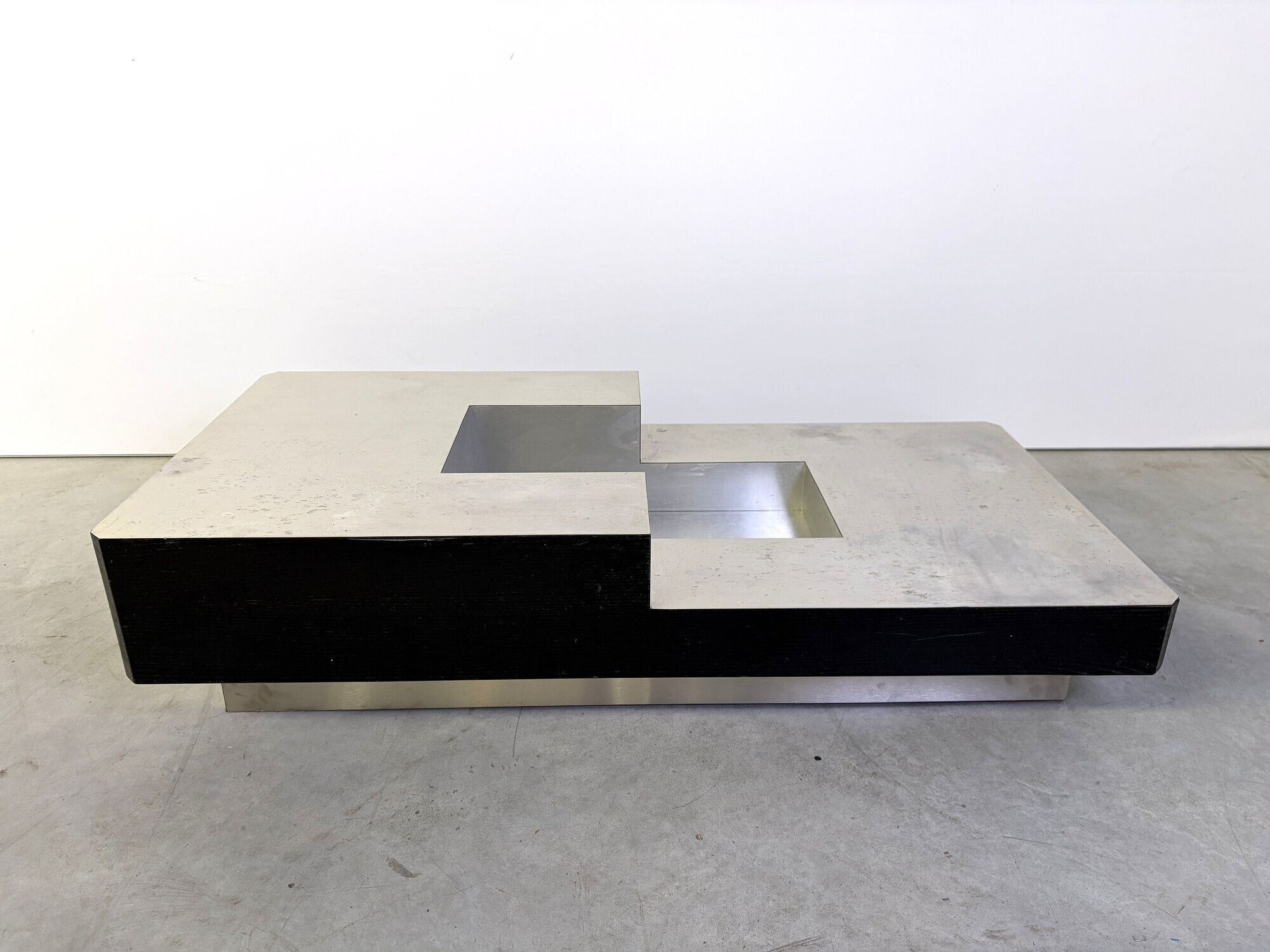Vintage coffee table by Willy Rizzo, 1970s