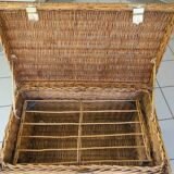 early 20th century wicker trunk
