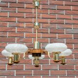 Art Deco chandelier, Poland, 1950s
