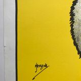 Lithographic poster by Georges Arliss - The Wild Rabbit (1899) - 2010s