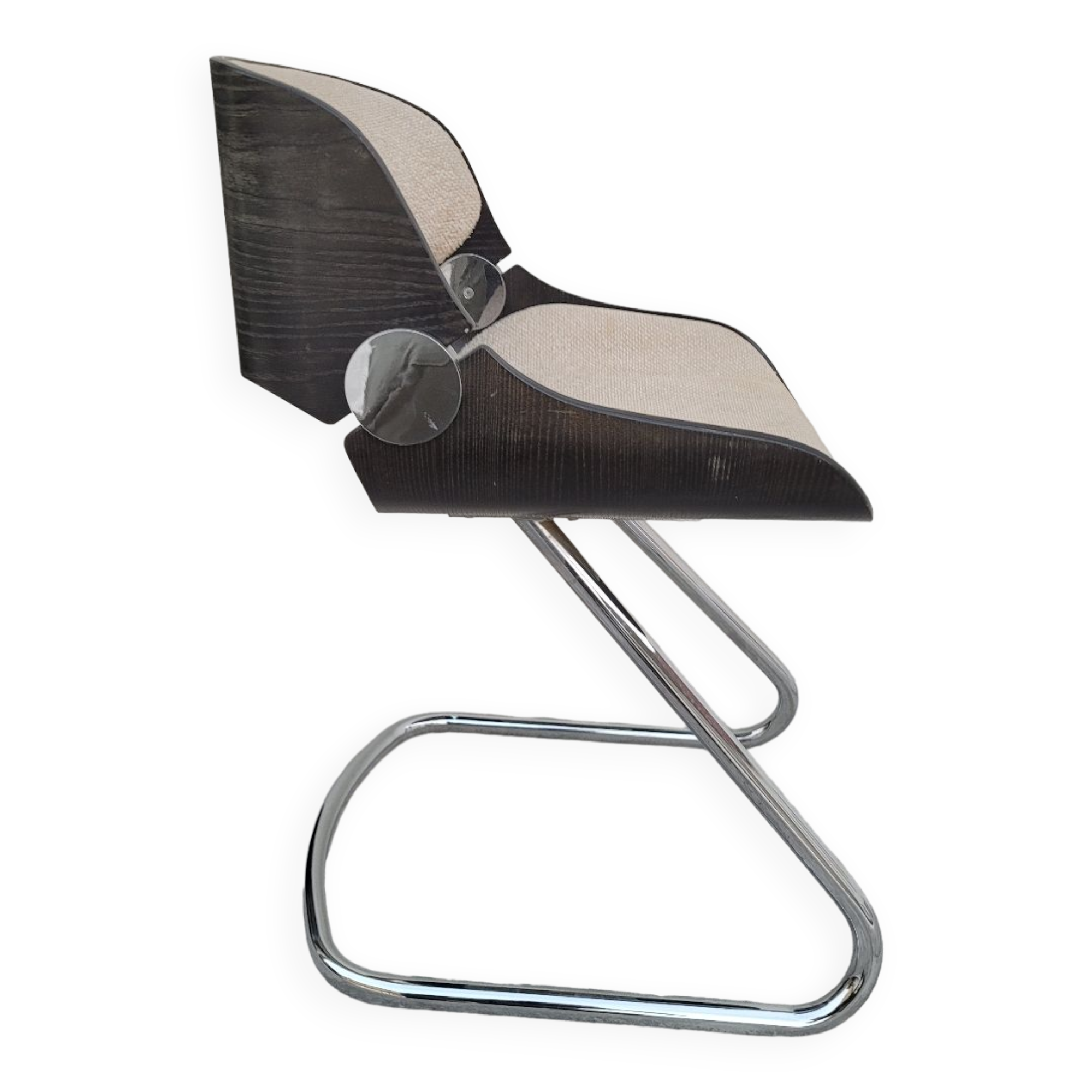 Fauteuil design style Étienne Fermigier 1970 vintage