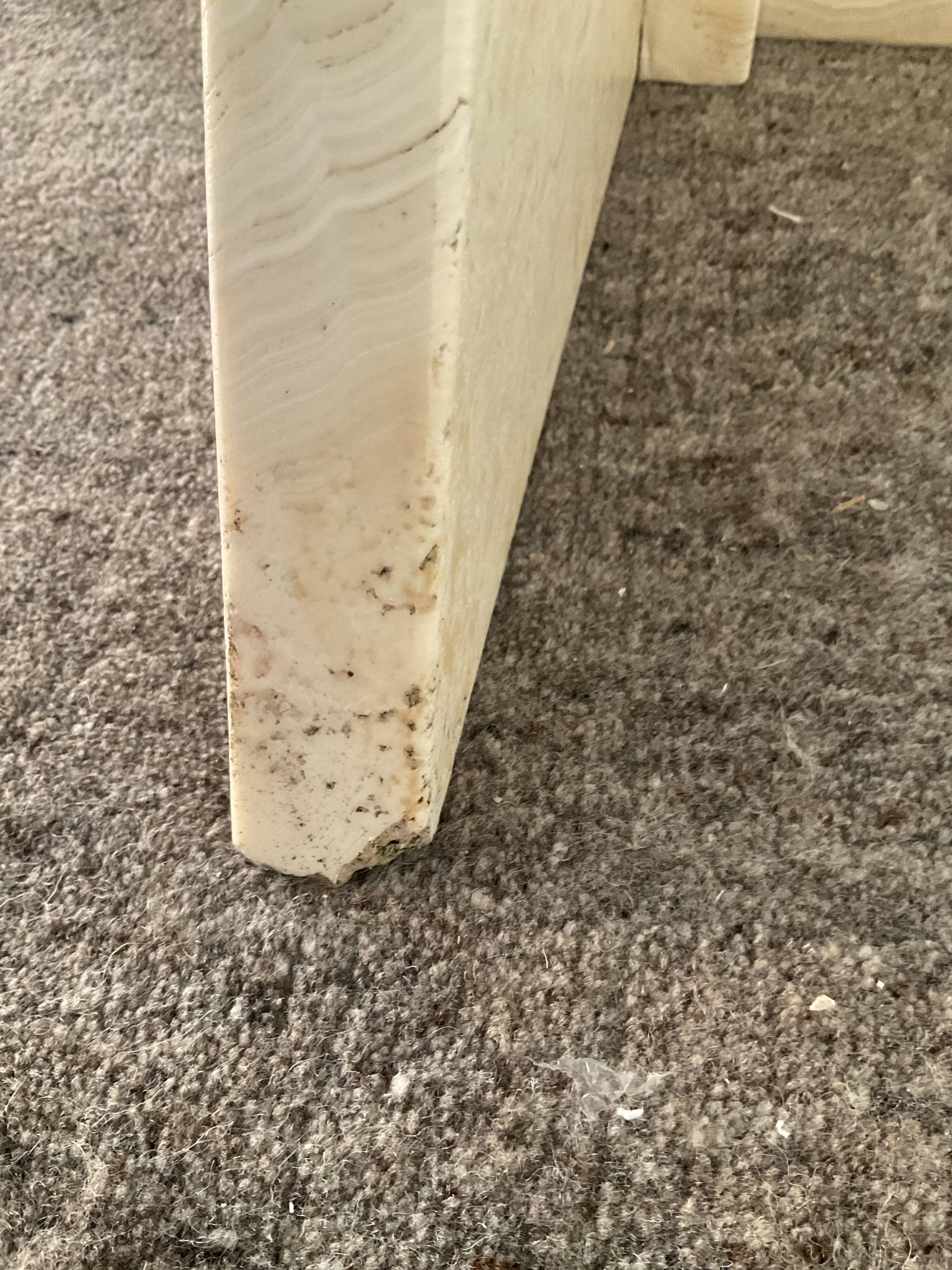 Vintage coffee table in travertine and smoked glass 70s