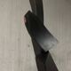 Large abstract sculpture in painted wood