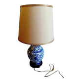 White blue porcelain living room lamp China 1st half of the 20th century
