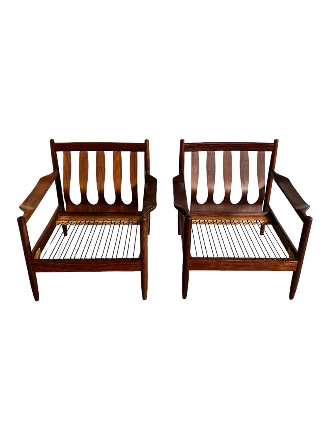 Zwei Teakholz Sessel