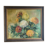 Oil Painting by S. Navratil, Germany, 1960s